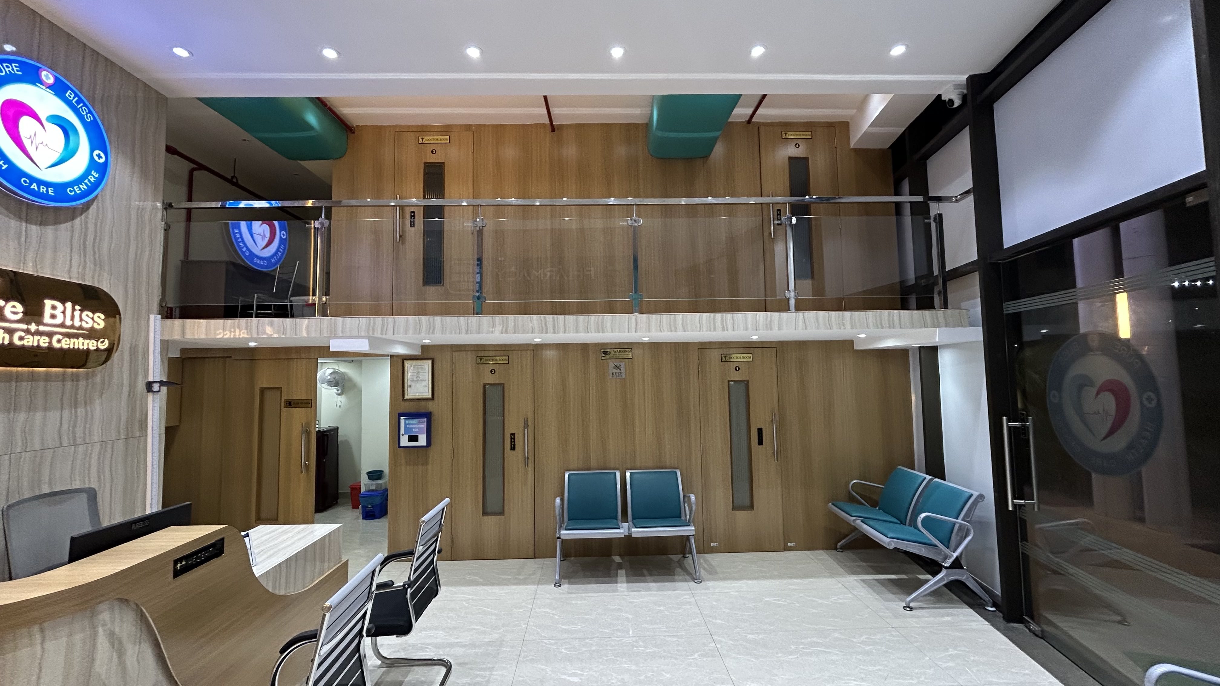 Pure Bliss reception area