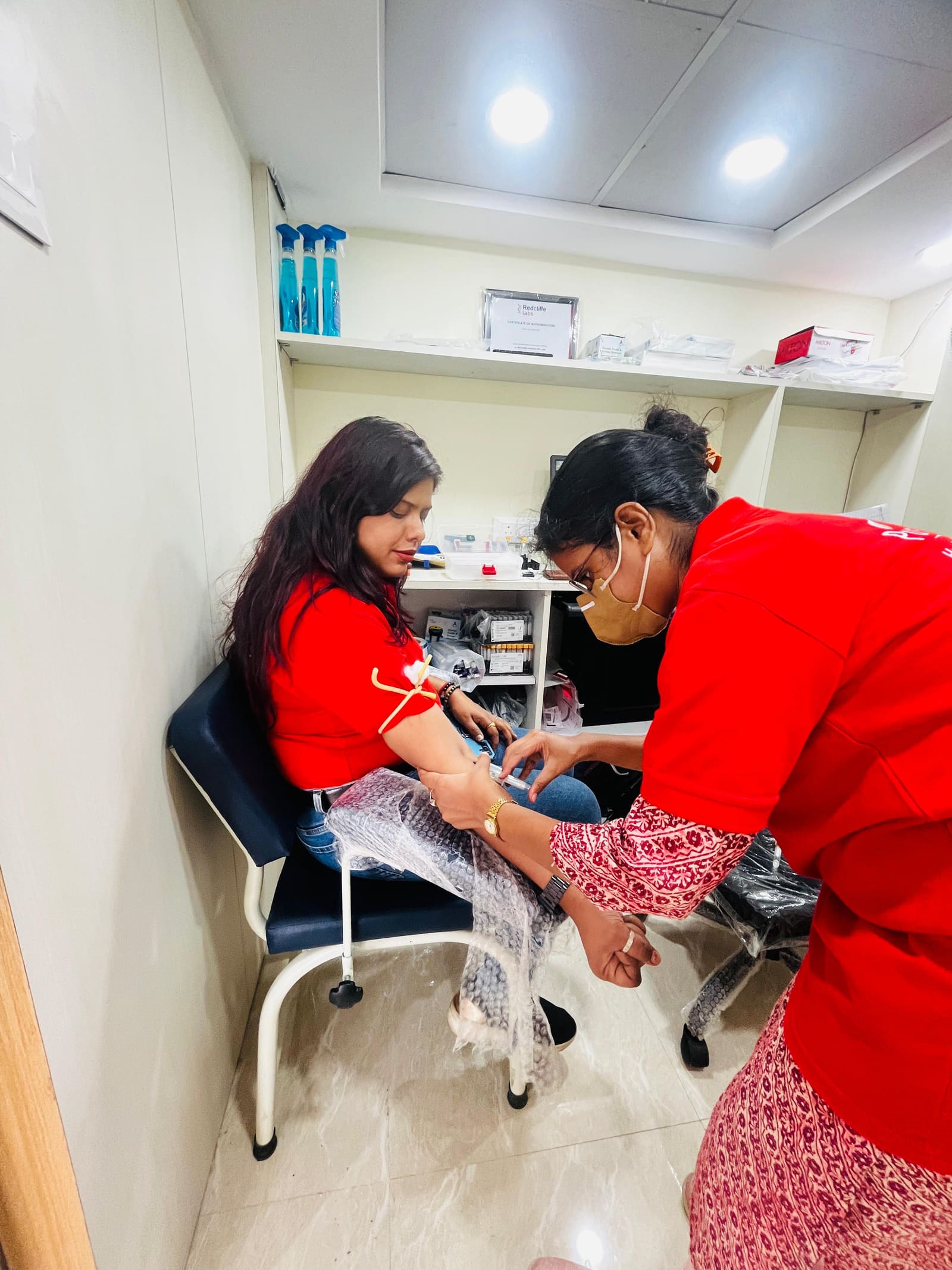 Consultation room at Pure Bliss polyclinic, New Town Kolkata